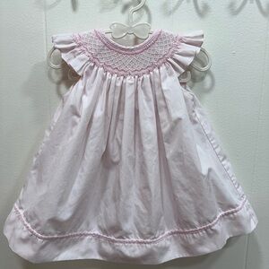 Pink Smocked Baby Dress